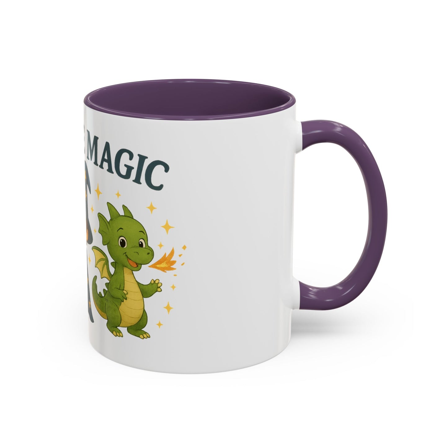 Magic Unicorn Coffee Mug, Wizard & Dragon Fantasy Gift, 11oz, You Are Magic Cup, Kids Tea Mug