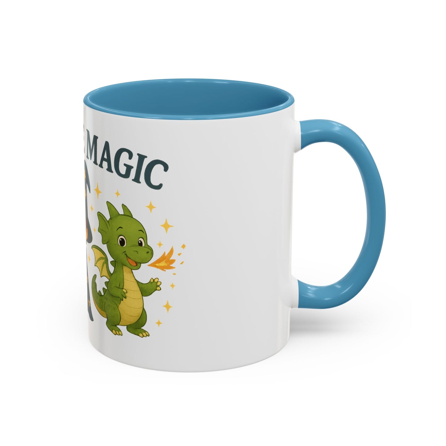 Magic Unicorn Coffee Mug, Wizard & Dragon Fantasy Gift, 11oz, You Are Magic Cup, Kids Tea Mug