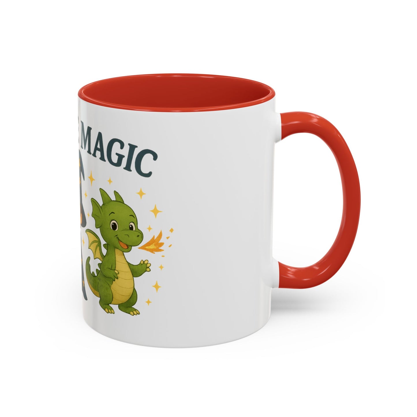 Magic Unicorn Coffee Mug, Wizard & Dragon Fantasy Gift, 11oz, You Are Magic Cup, Kids Tea Mug