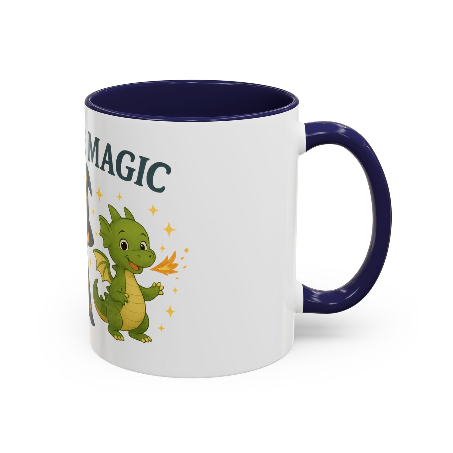 Magic Unicorn Coffee Mug, Wizard & Dragon Fantasy Gift, 11oz, You Are Magic Cup, Kids Tea Mug
