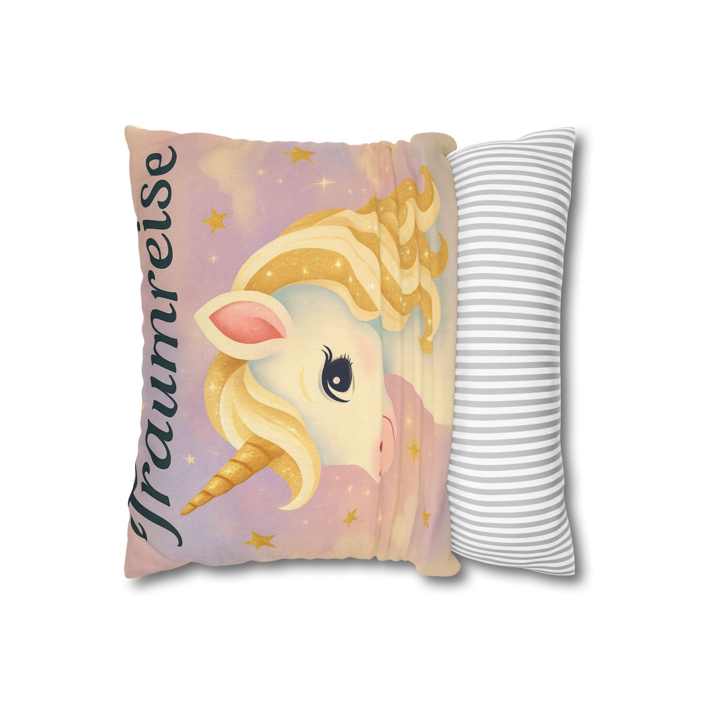 Whimsical Unicorn Pillowcase - Dreamy Decor for Kids, Nursery Pillows, Magical Gifts, Home Accent