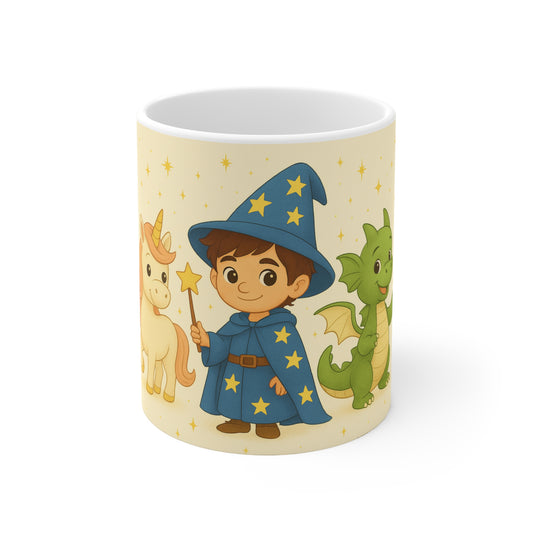 Whimsical Fantasy Ceramic Coffee Cups, Magical Kids Mug, Unicorn & Dragon Design, Child's Birthday Gift, Fairytale Drinkware, Kids' [...]