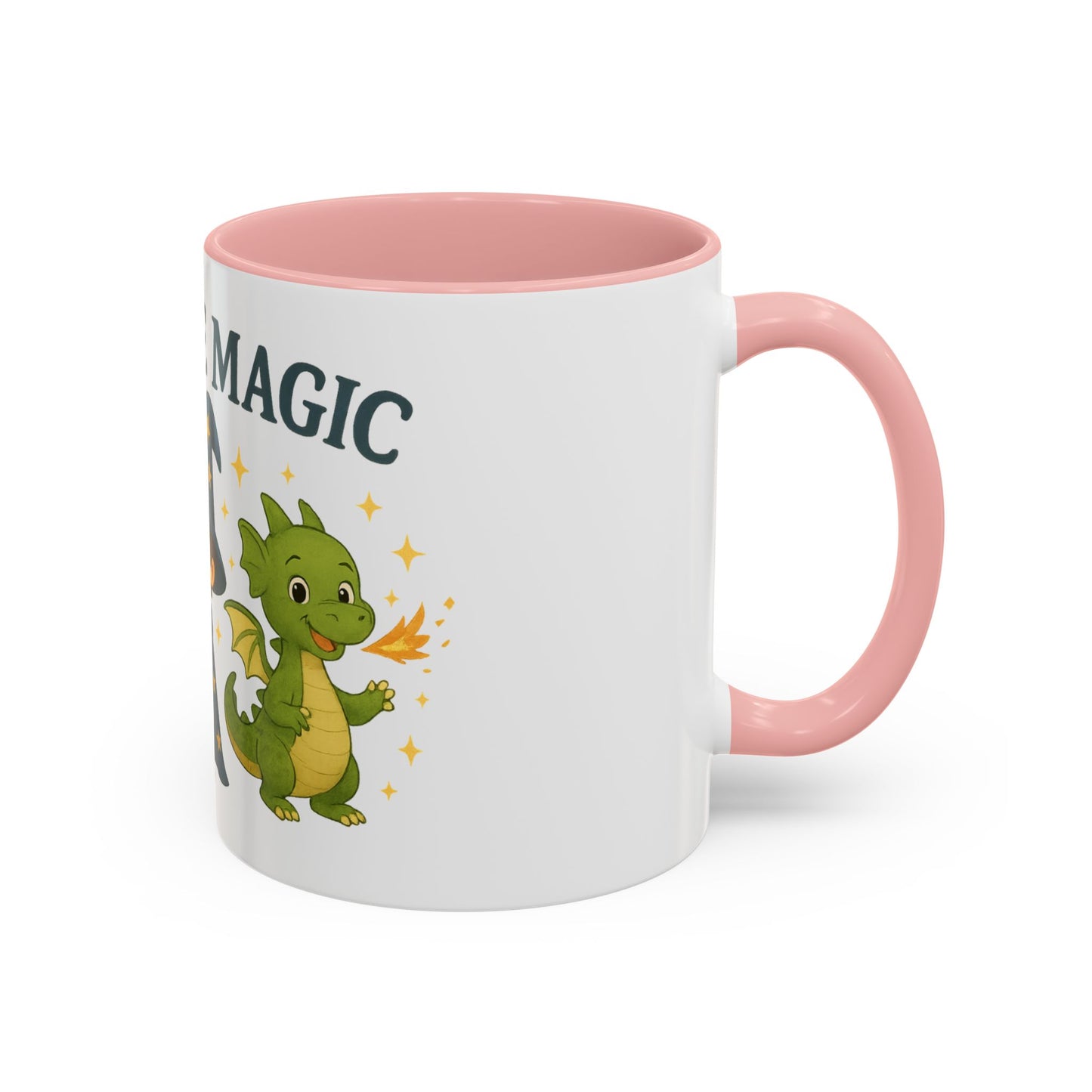 Magic Unicorn Coffee Mug, Wizard & Dragon Fantasy Gift, 11oz, You Are Magic Cup, Kids Tea Mug