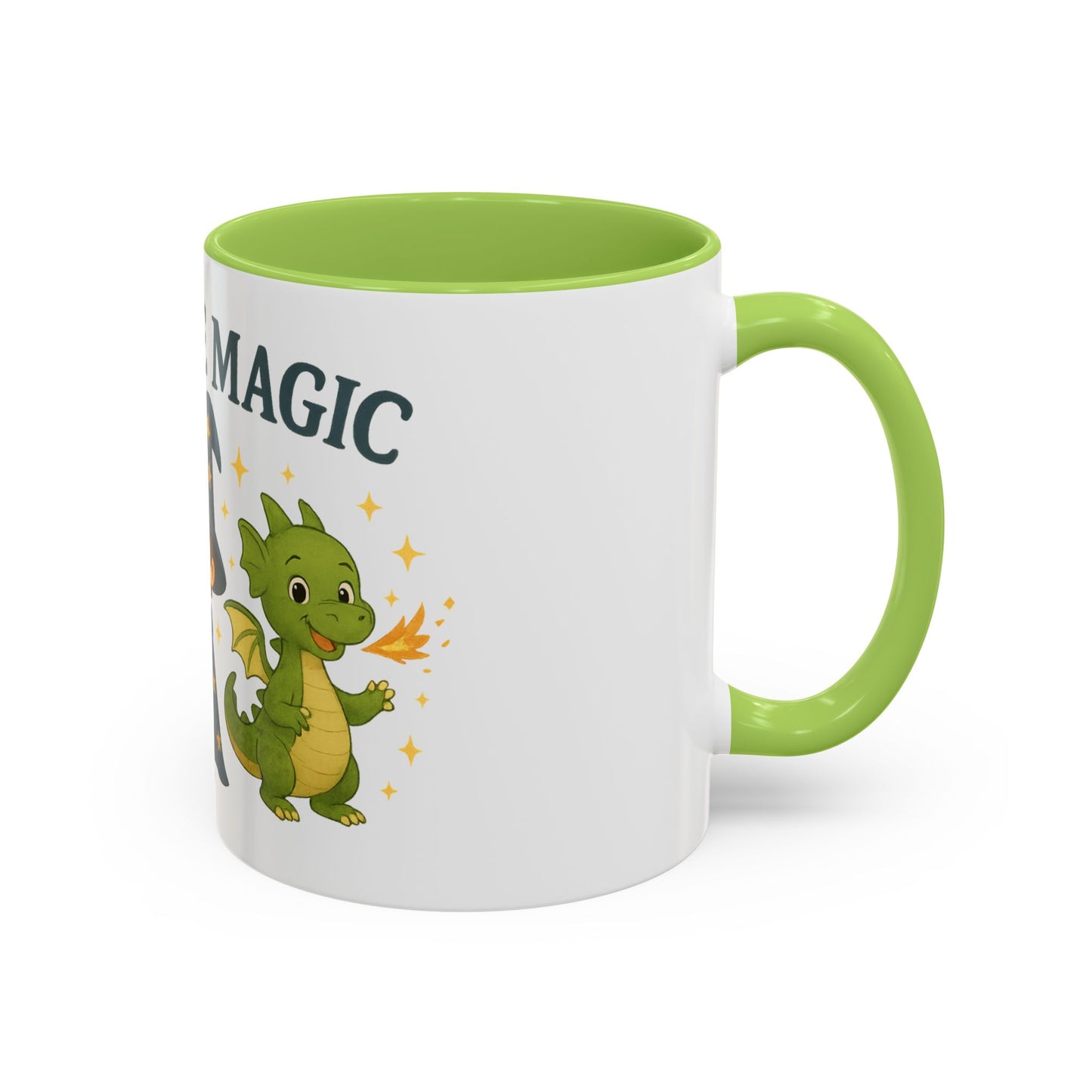 Magic Unicorn Coffee Mug, Wizard & Dragon Fantasy Gift, 11oz, You Are Magic Cup, Kids Tea Mug