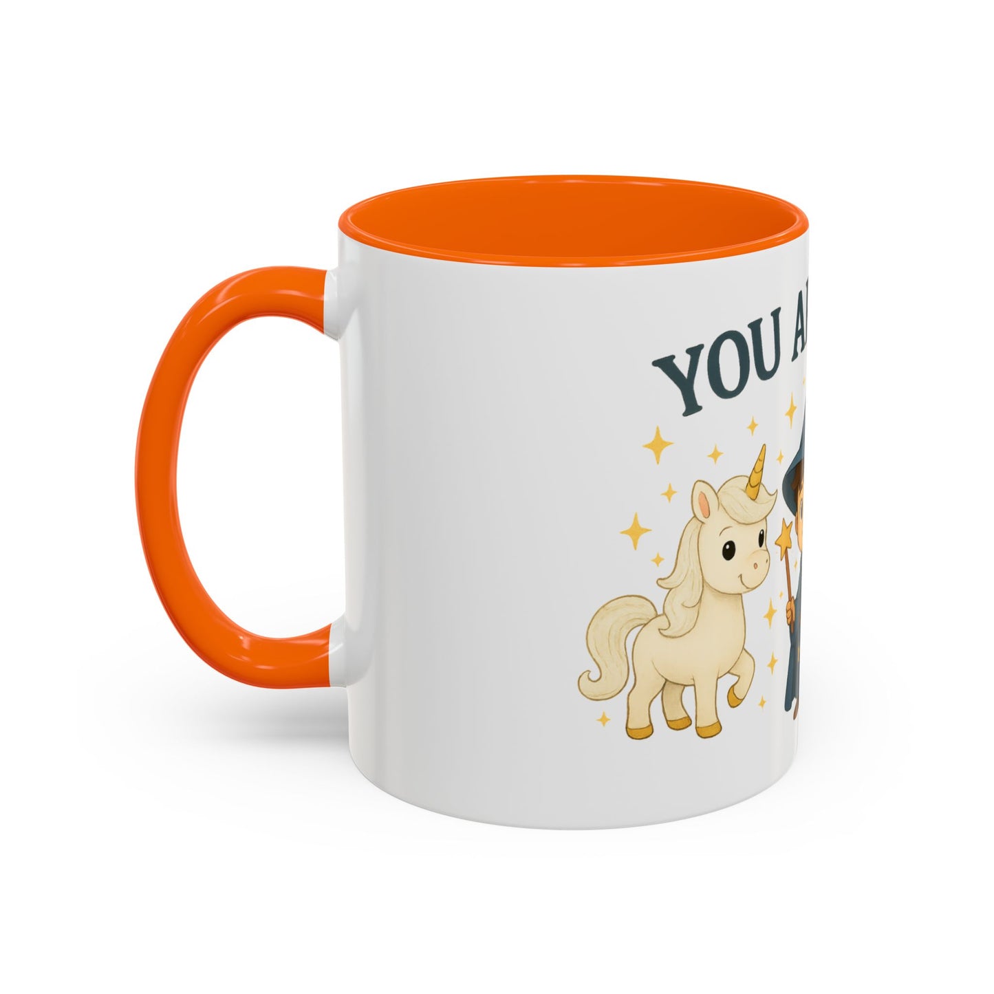 Magic Unicorn Coffee Mug, Wizard & Dragon Fantasy Gift, 11oz, You Are Magic Cup, Kids Tea Mug