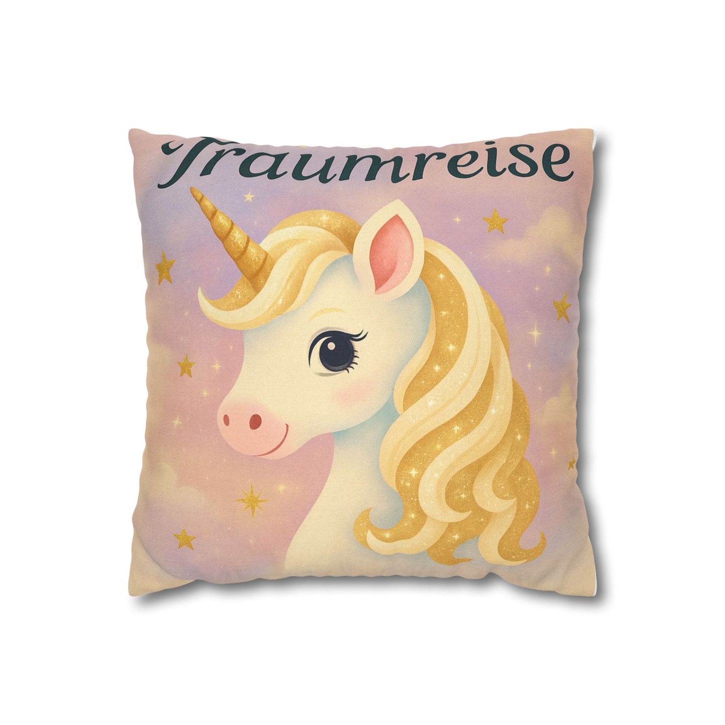 Whimsical Unicorn Pillowcase - Dreamy Decor for Kids, Nursery Pillows, Magical Gifts, Home Accent